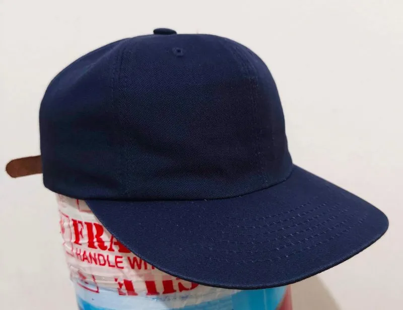 Topi covernat polos biru navy photo 1