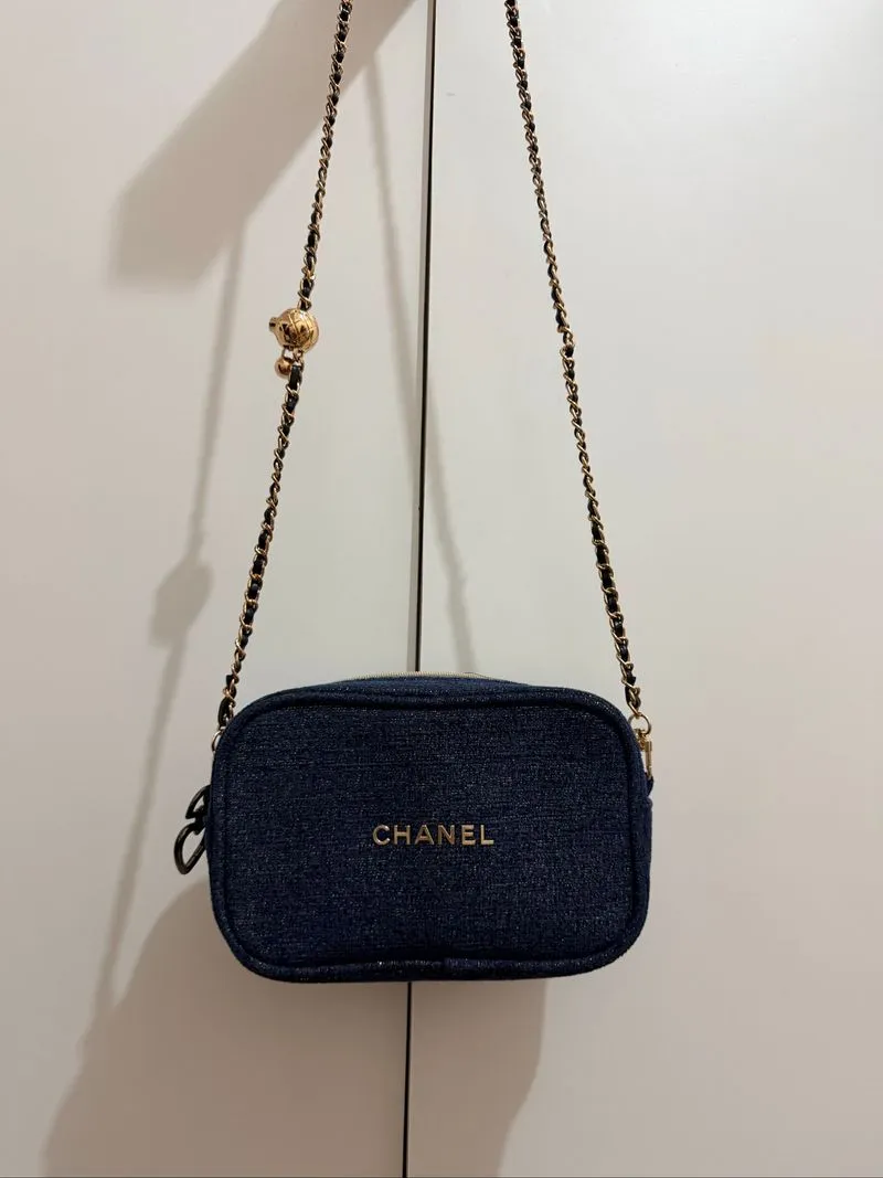 Chanel camera bag navy photo 1