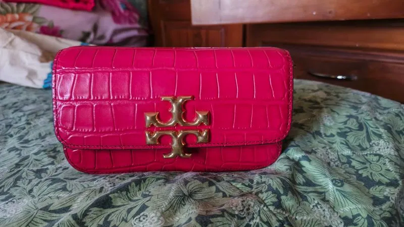 Tory bruch bag red croco photo 1