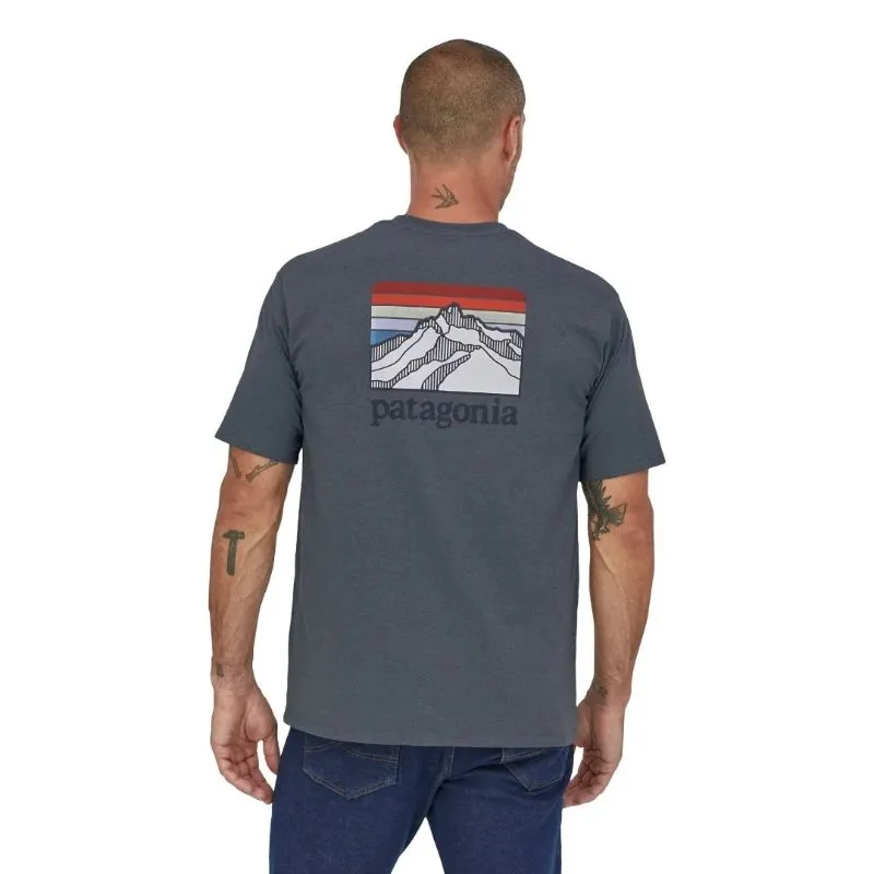 Patagonia Men's Line Logo Ridge Pocket Responsibili-Tee photo 1