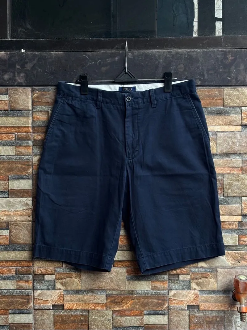 [Termurah] Polo Ralph Lauren Shorts Navy Blue and Red Logo photo 1