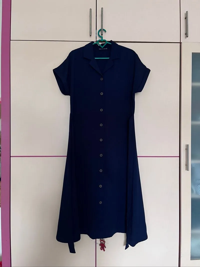 Urban exchange navy midi dress photo 1