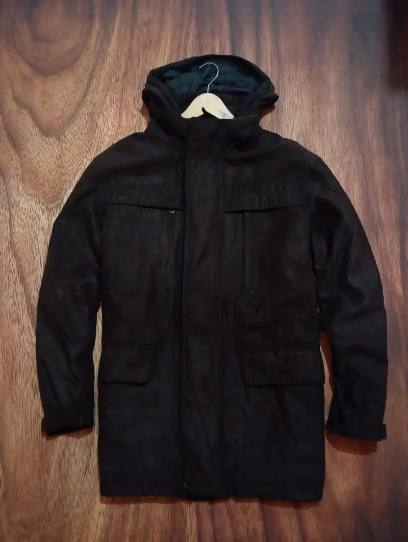 Uniqlo parka suede jaket second photo 1
