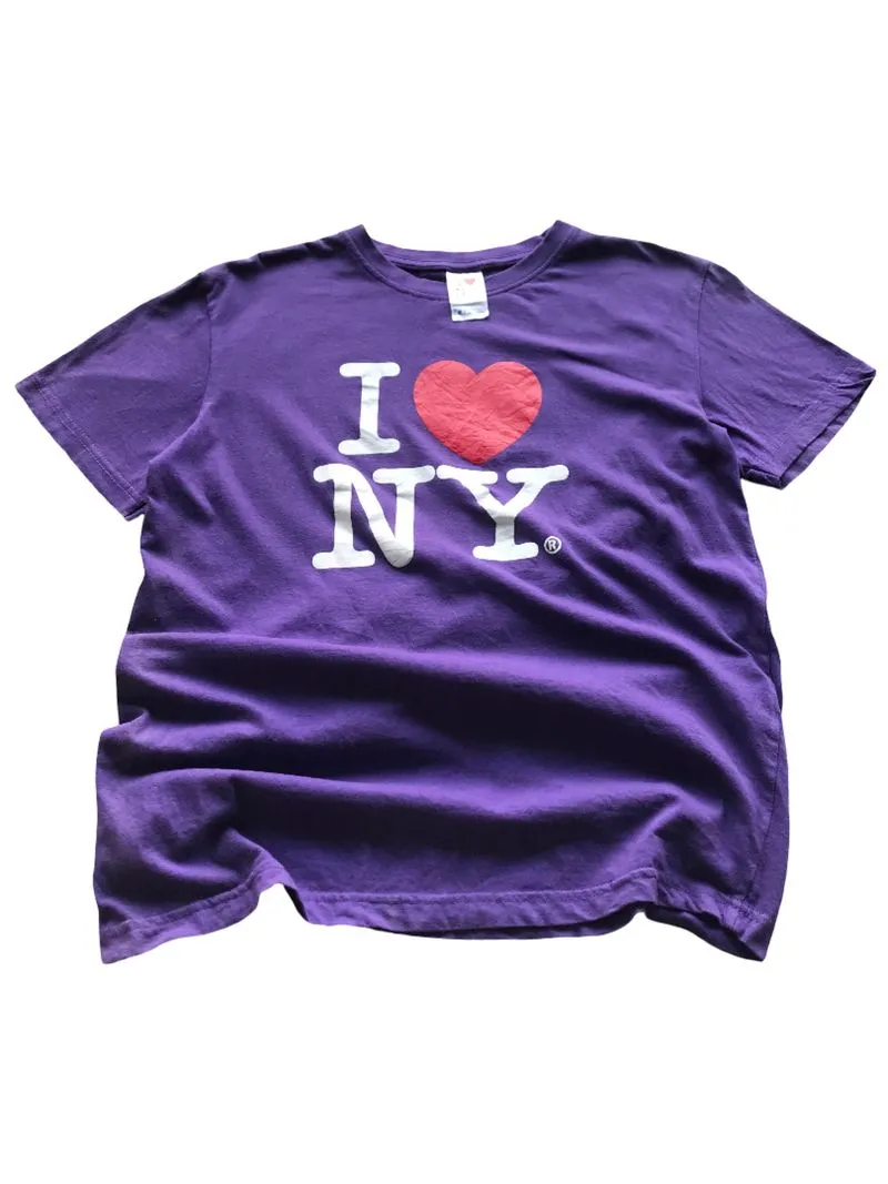 Y2K - I Love NY Purple Official tag photo 1