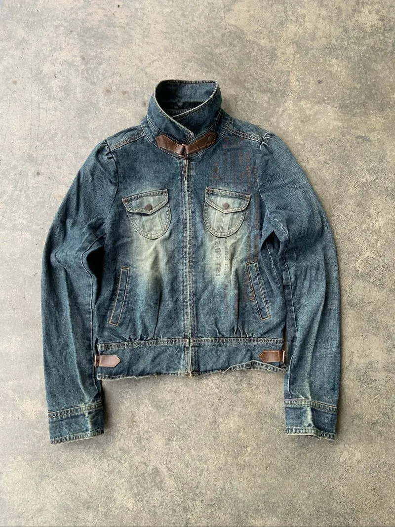 00’s Reibous Blue Faded Denim Jacket - Women’s photo 1