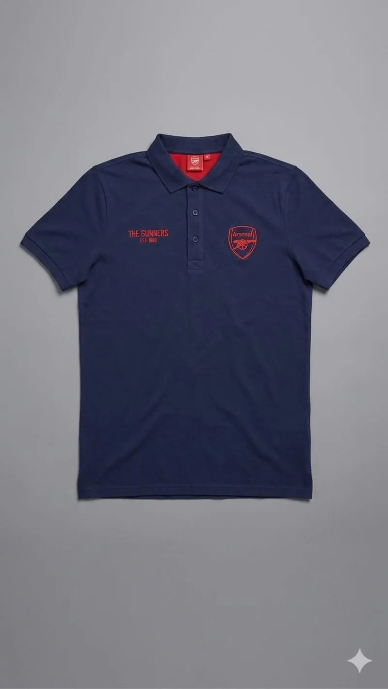 T-shirt kerah Arsenal official photo 1