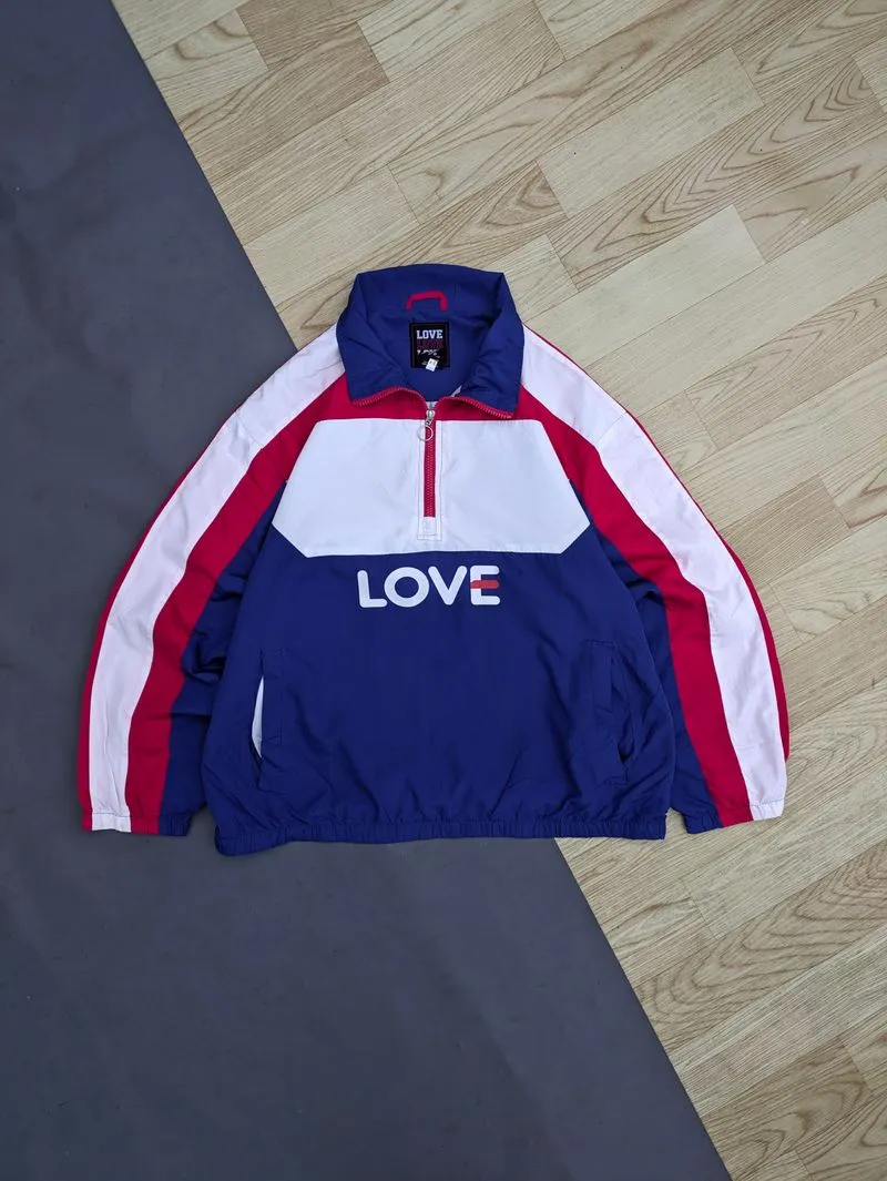 WINDBREAKER COLORBLOCK HALFZIP JACKET photo 1