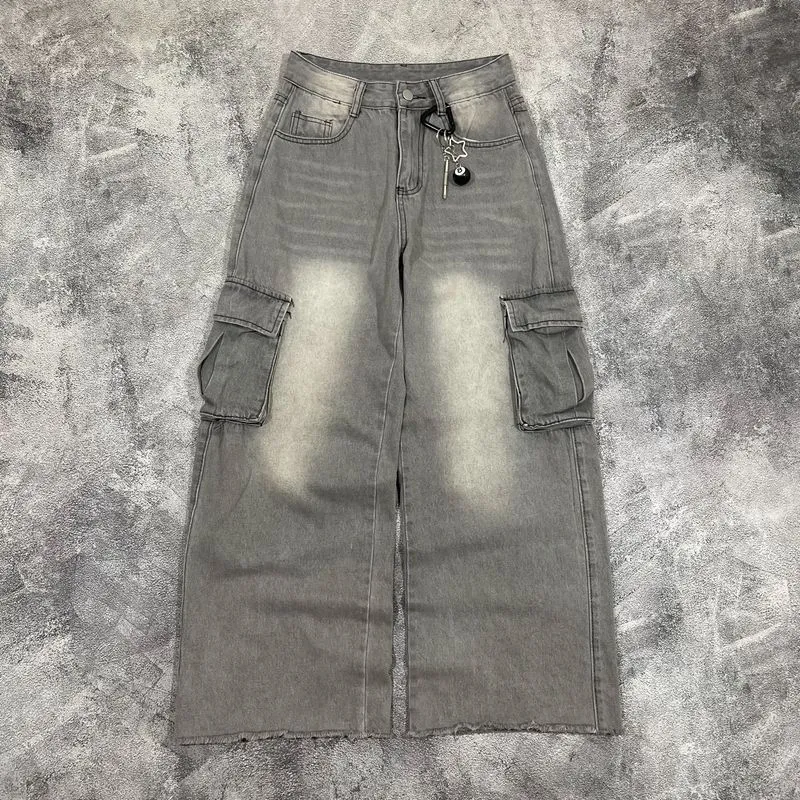 N•Z BAGGY CARGO WASHED JEANS  photo 1
