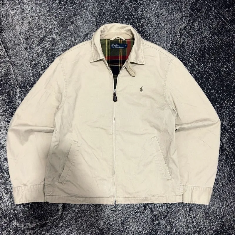 Polo Ralph Lauren Vintage 90s Khaki Harrington Jacket photo 1