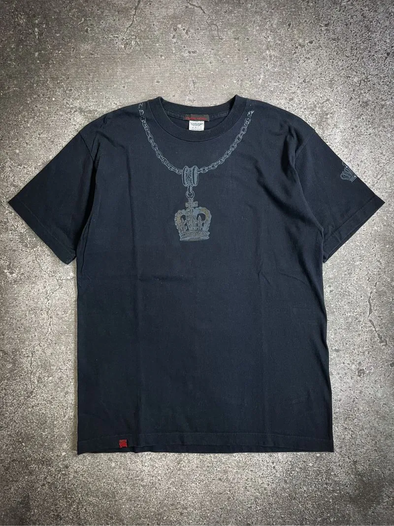 2000s Custom Culture Cross Chain T-shirt photo 1