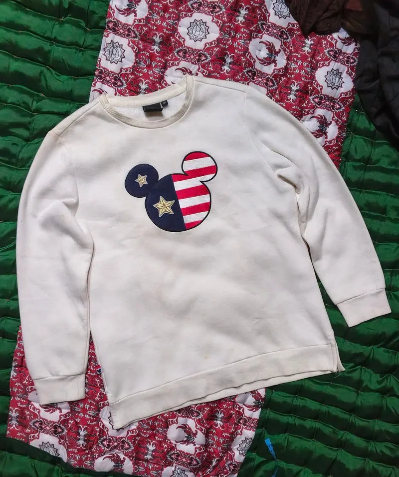 Crewneck Disney Logo Mickey USA  photo 1