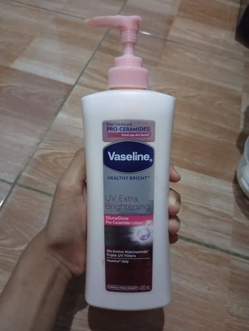 vaseline healthy bright 400 ml photo 1