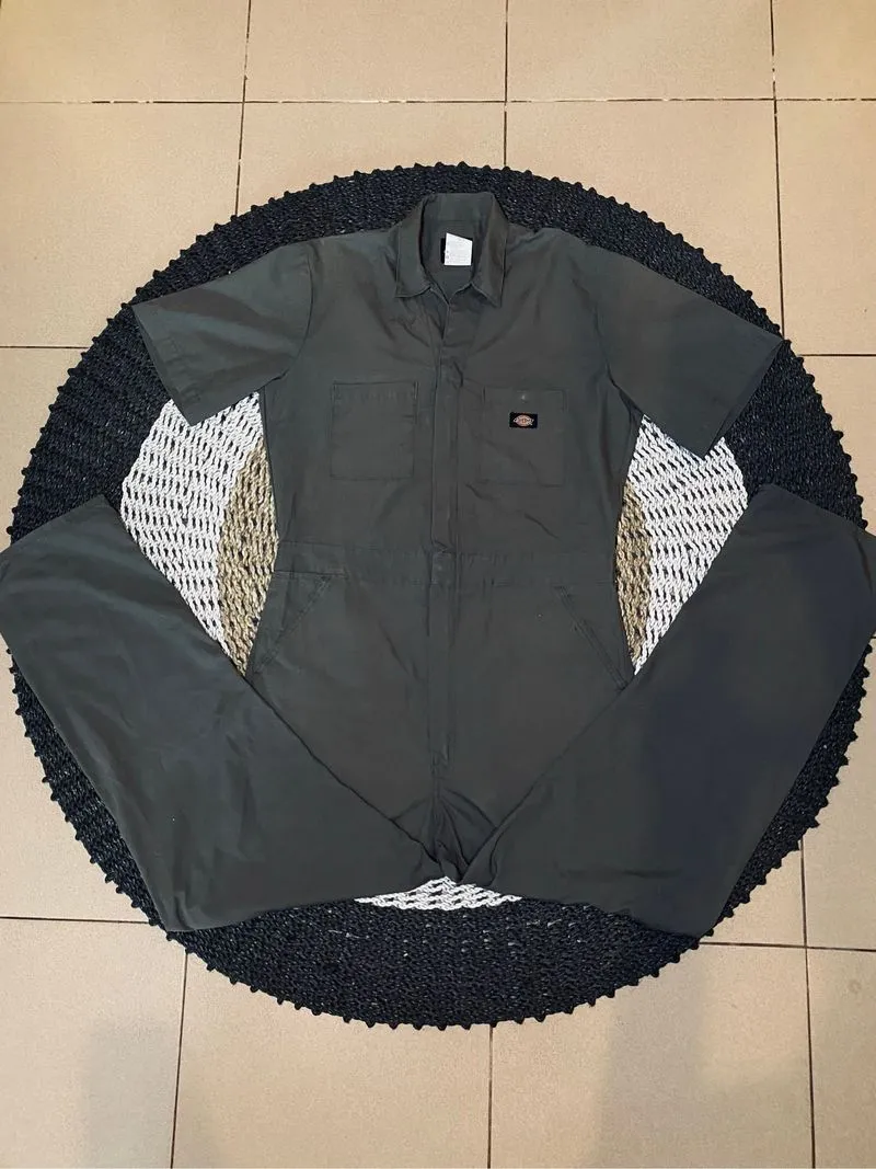 dickies short sleeve coverall photo 1