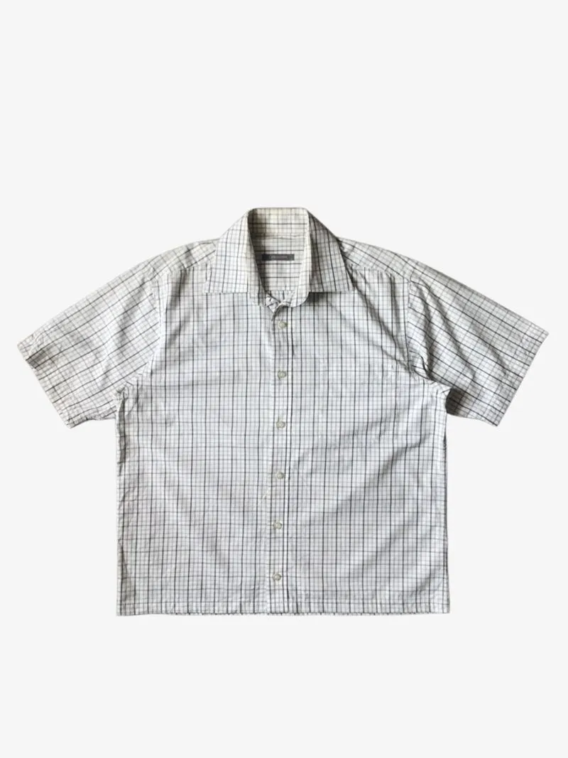 Boxy Shirt Short Sleeve plaid by Crocodile photo 1
