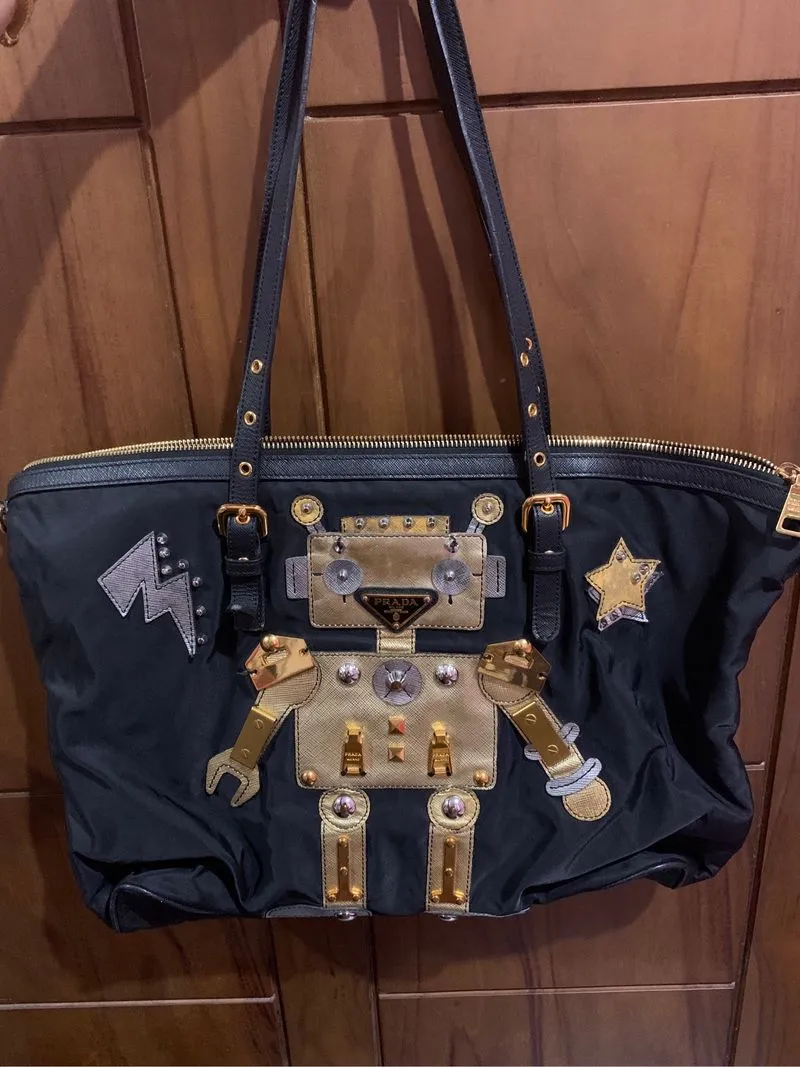 RARE!!! Prada Robot Totebag photo 1