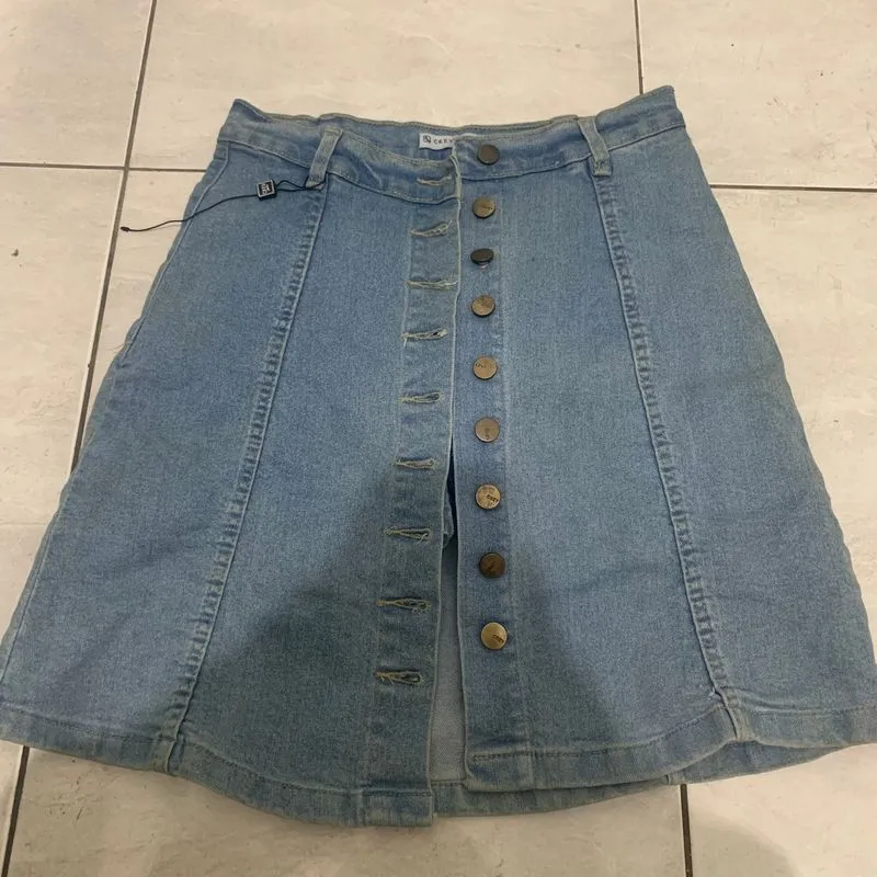 Streetwear Casual Skirt Wanita multicolor photo 1