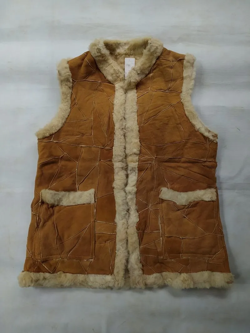 Brown Leather Vest photo 1