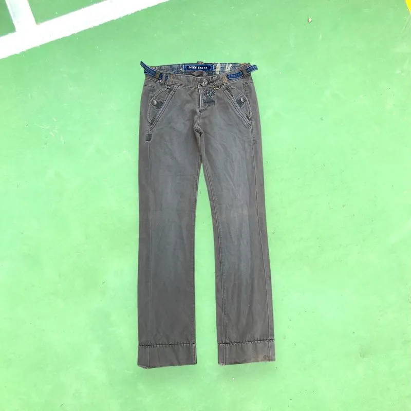 Y2K Miss Sixty Buckle Pants photo 1