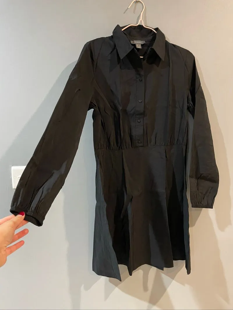 Black dress long sleeves Primark photo 1