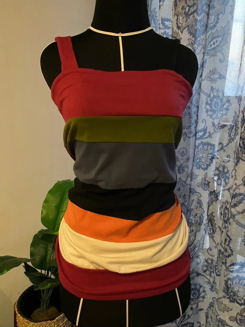 multicolored tanktop photo 1