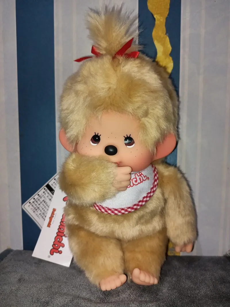 Monchhichi Beige (Blonde) Girl Size M photo 1