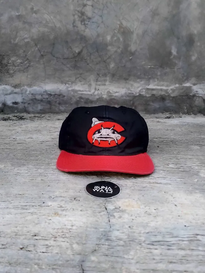 Carolina Mudcats Hat Cap Snapback Eds West Signature Vintage photo 1