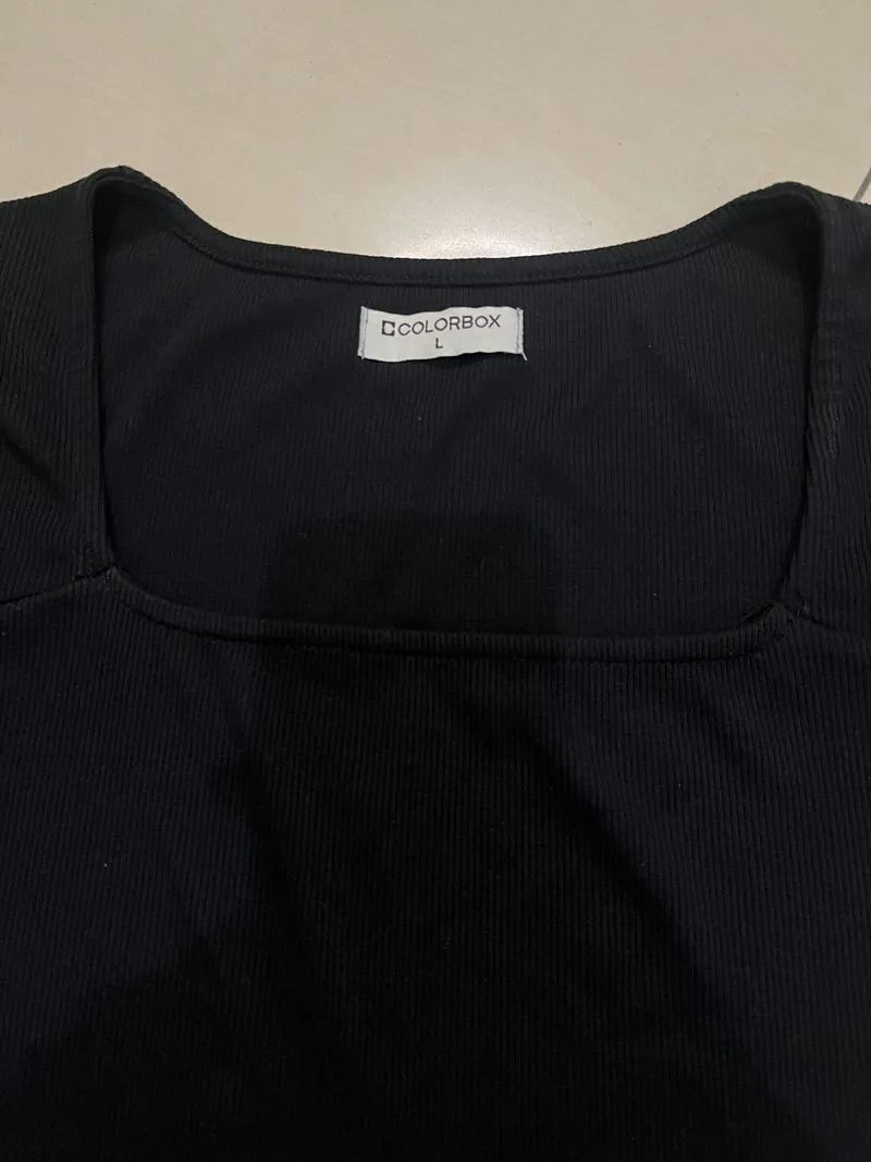Colorbox Woman Shirt Kaos Atasan Wanita Square Neck photo 1