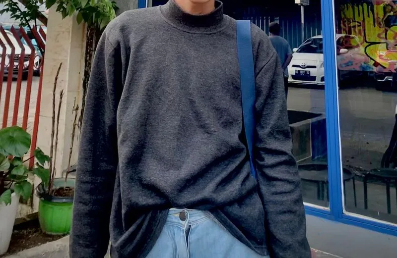 Luxury Sweater Pria gray photo 1
