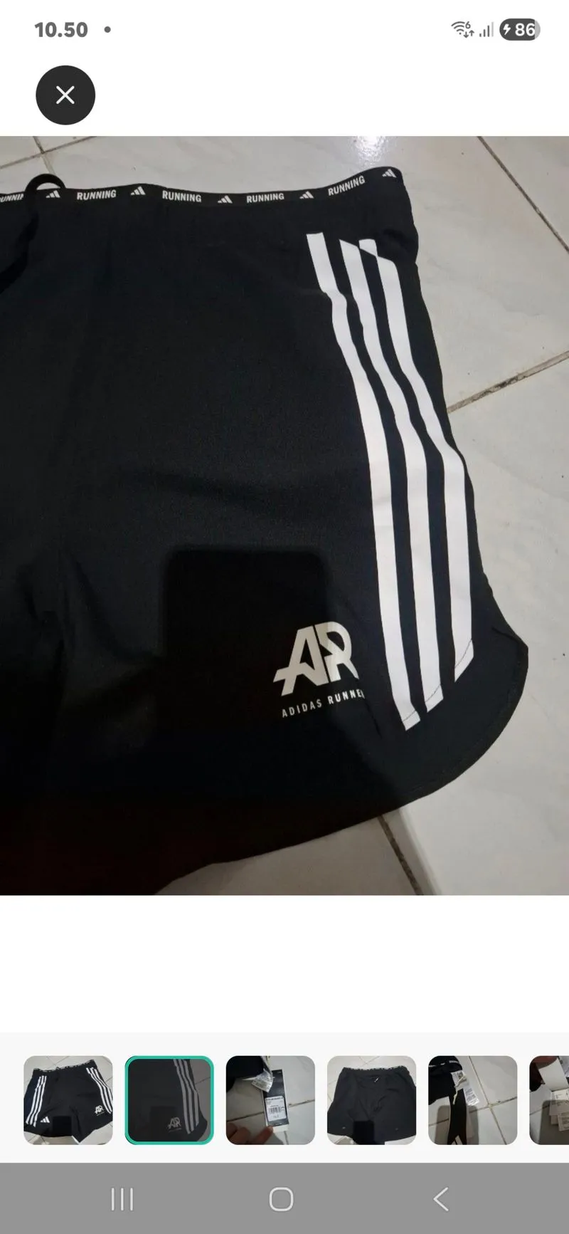 Adidas Sportswear Short Pria black photo 1