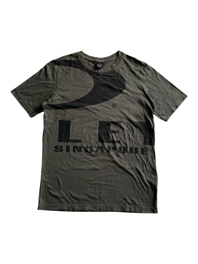 T-shirt Vintage Oakley Singapore Big Ellipse Tee photo 1