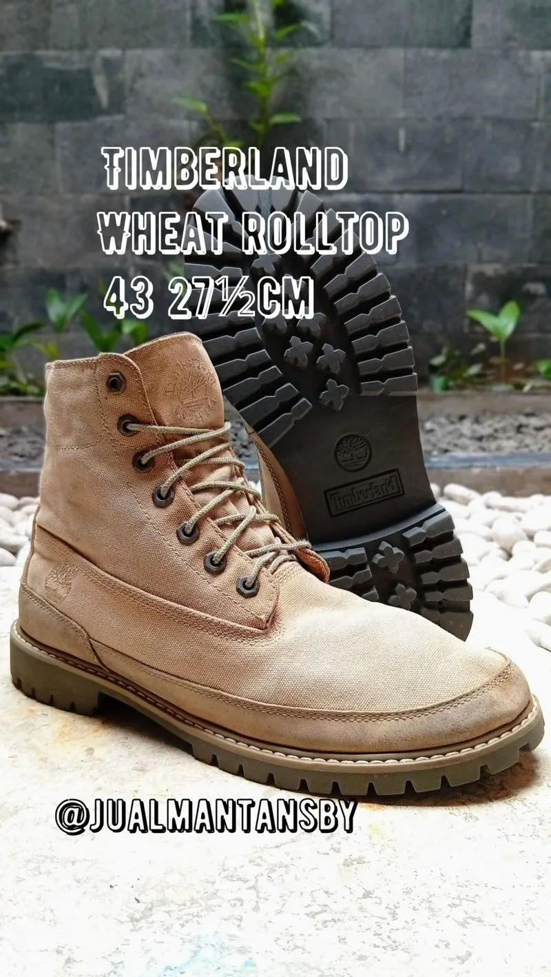 TIMBERLAND Wheat Roll Top Boots photo 1