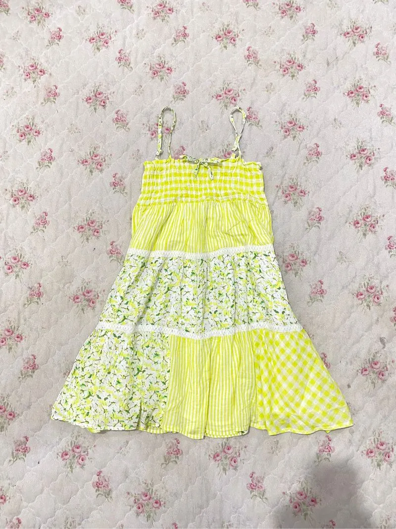 top semidress smoke patchwork coquette babytee fairy y2k photo 1