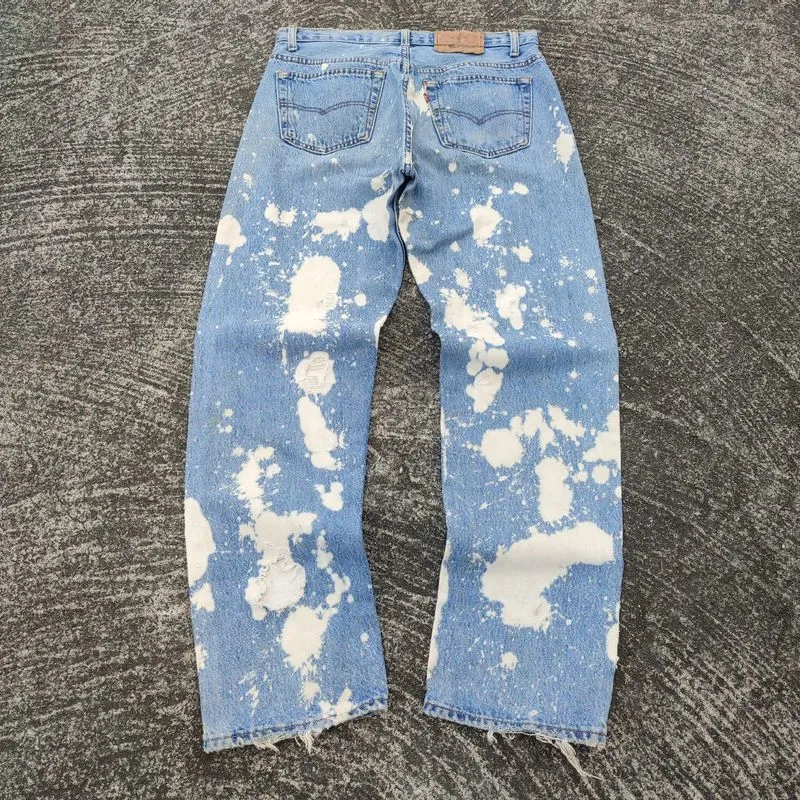 Levi's 501 Art Splash Blue Jeans non Selvedge 🇺🇸 photo 1