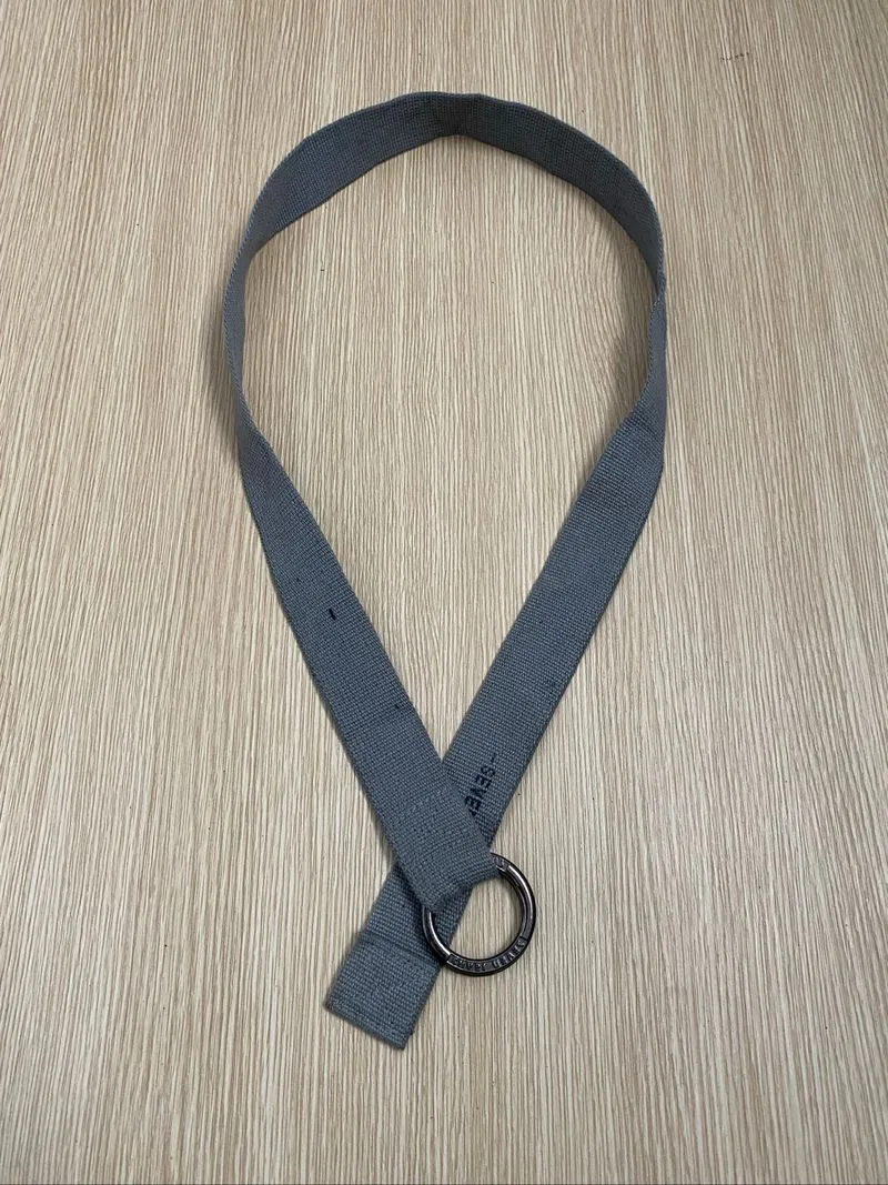 seve jeans canvas belt grey photo 1