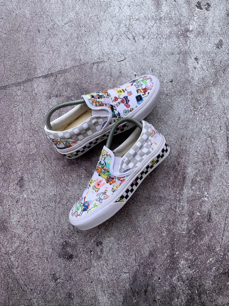 Vans Classic Slip On Spongebob Checkerboard photo 1