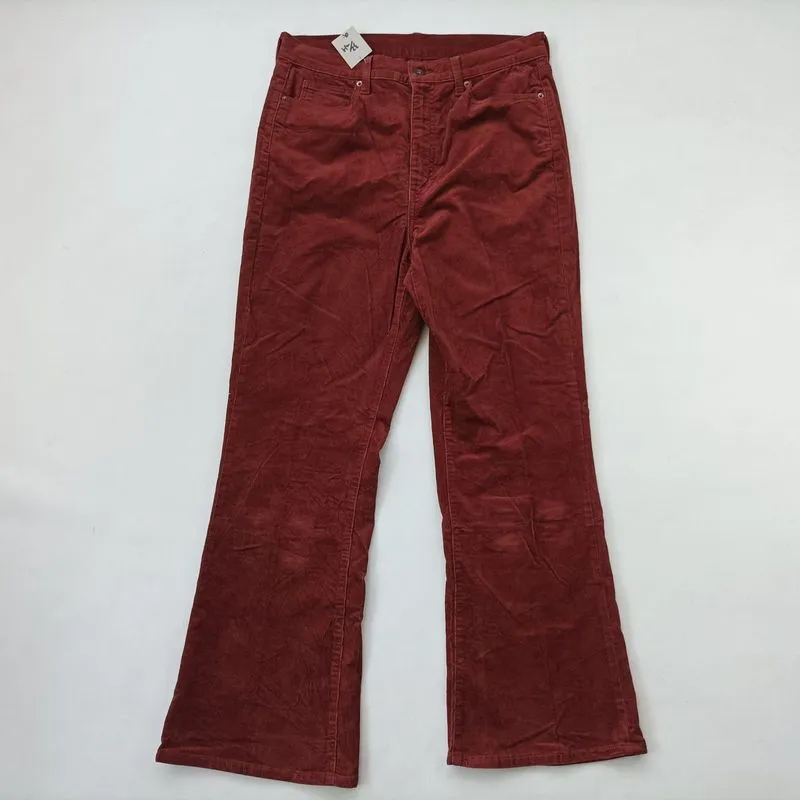 Uniqlo corduroy flare pant size 31 wanita K077 photo 1