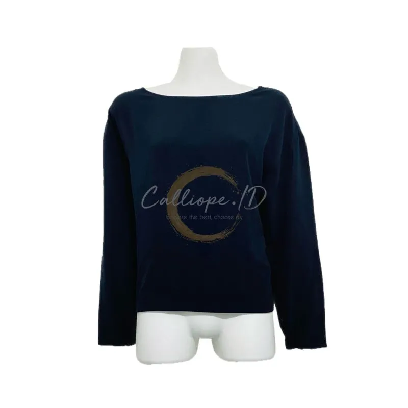 Uniqlo Casual Muslim Blouse Wanita navy photo 1