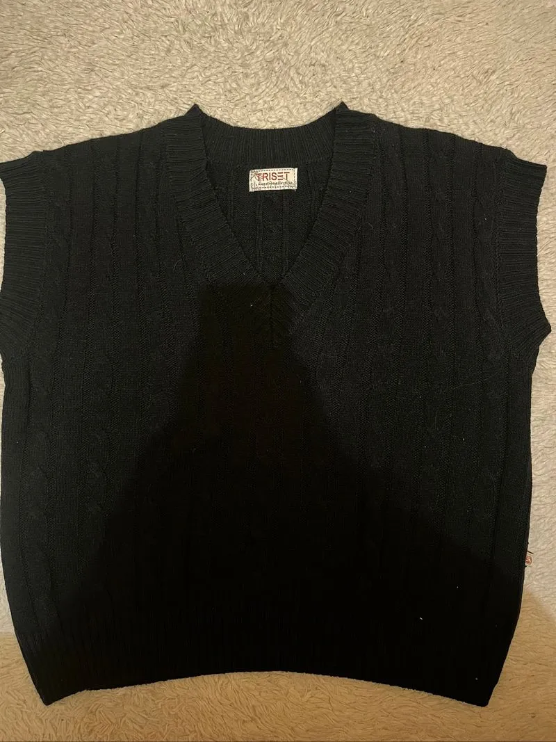 Vest Hitam Triset Old School photo 1