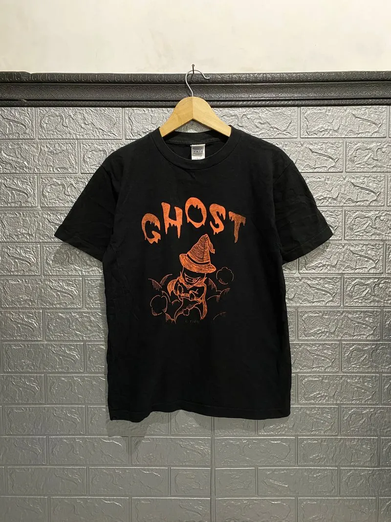 Vintage Casual T-shirt Pria black photo 1