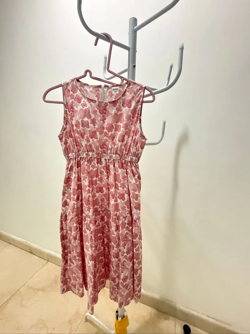 Mini cottonink dress anak pink photo 1