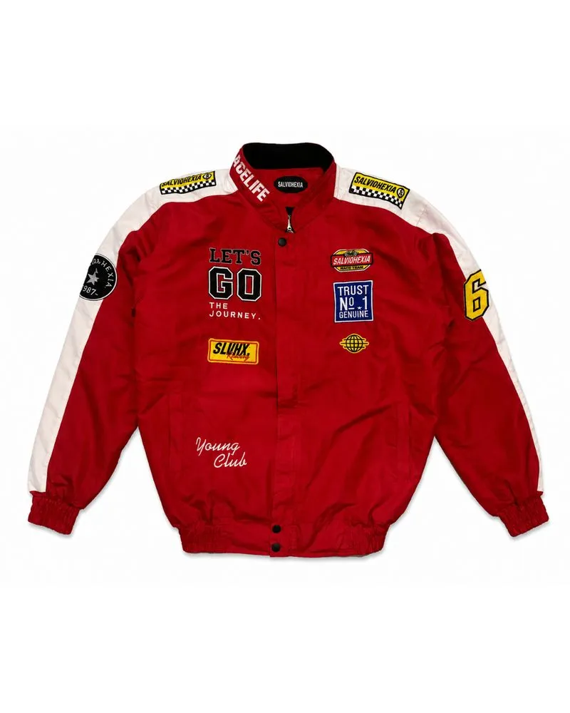 Salviohexia Racing Patch Jacket Red White photo 1