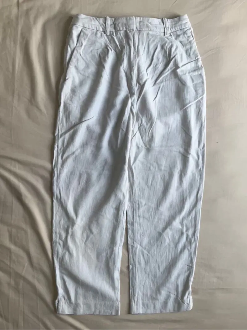 Linen Ankle Pants photo 1