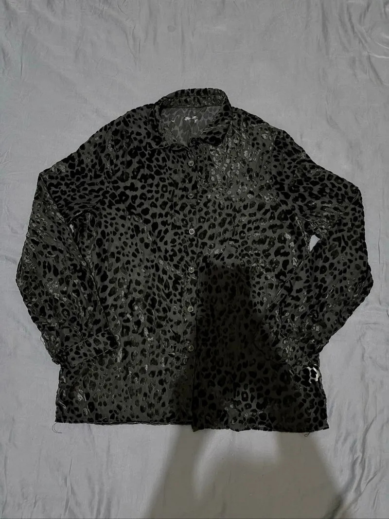 FREE kemeja macan tutul hitam photo 1