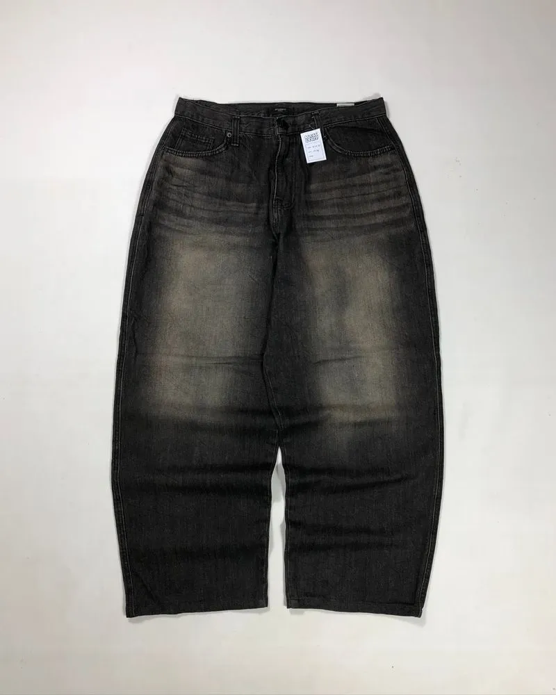 OtherFit Seoul Black Washed Baggy Denim photo 1