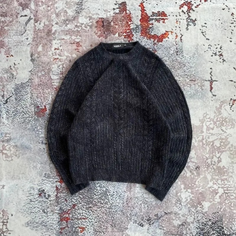 00s Knittwear Stripe Motif Black  photo 1