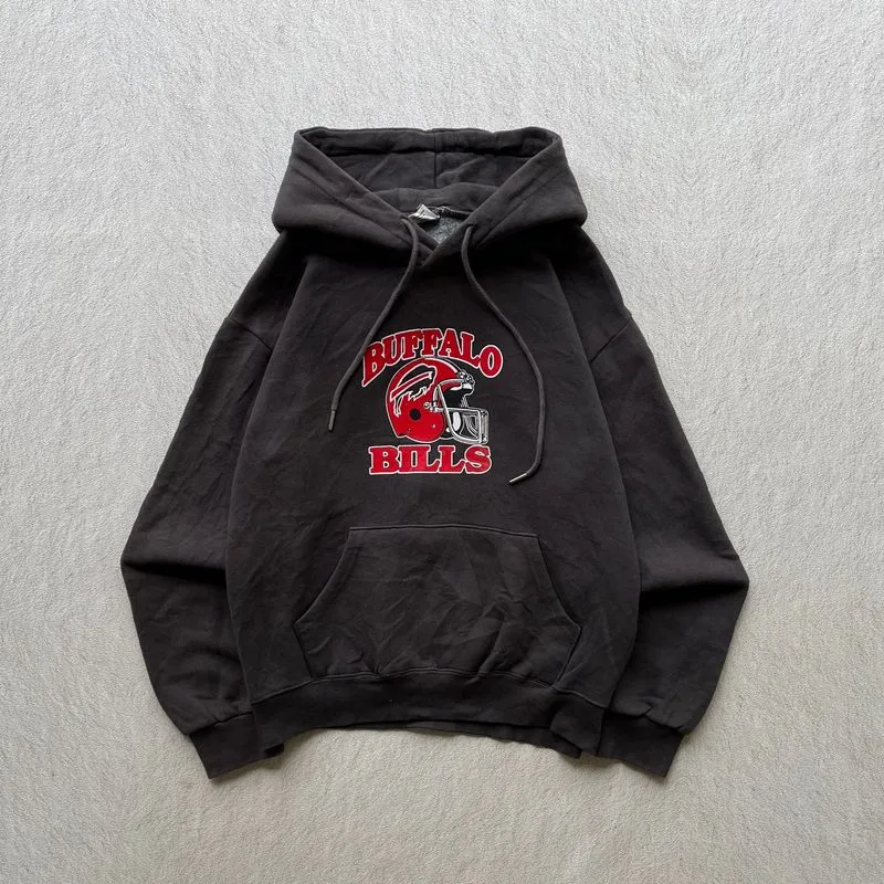 Groovy Answer Buffalo Bills Boxyfit Hoodie photo 1