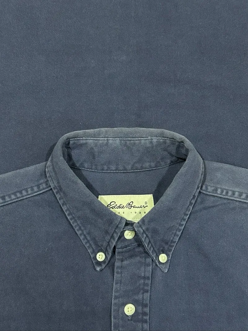 1990’s Eddie Bauer Button Down Shirt - Fabrics Made in USA photo 1