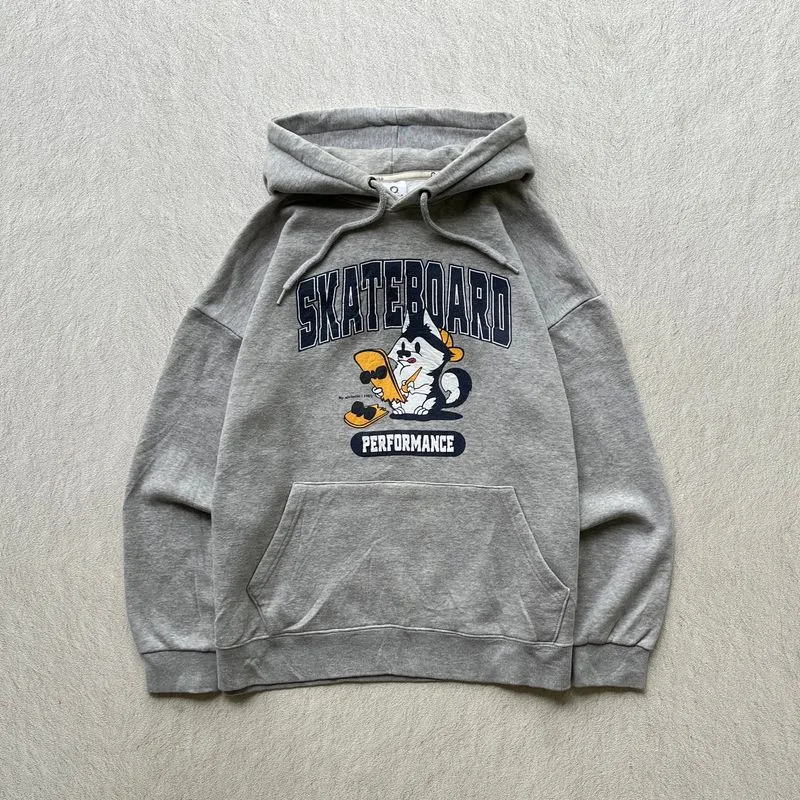 Alvinclo Skateboard Boxy Overfit Hoodie photo 1