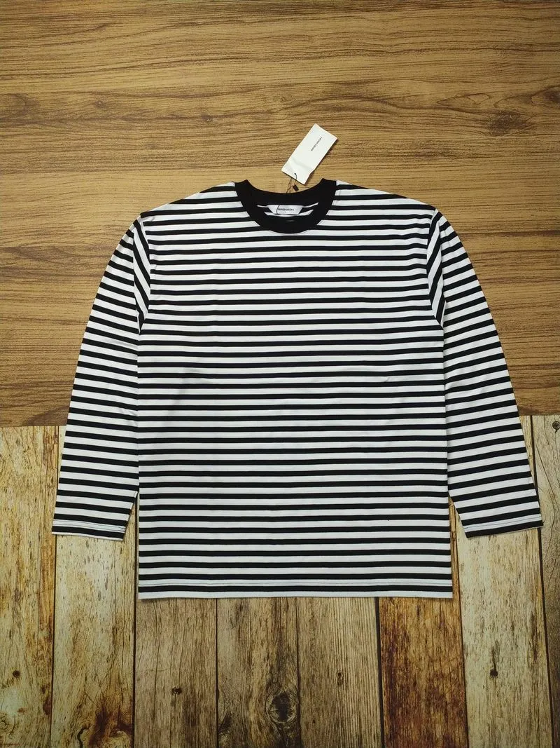 Brenson Striped Oversized Long Sleeve Shirt photo 1