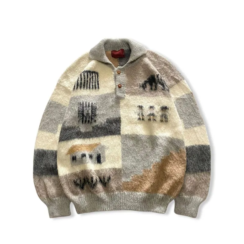 Knitwear motif, rajut motif, sweater motif, grandpa sweater  photo 1